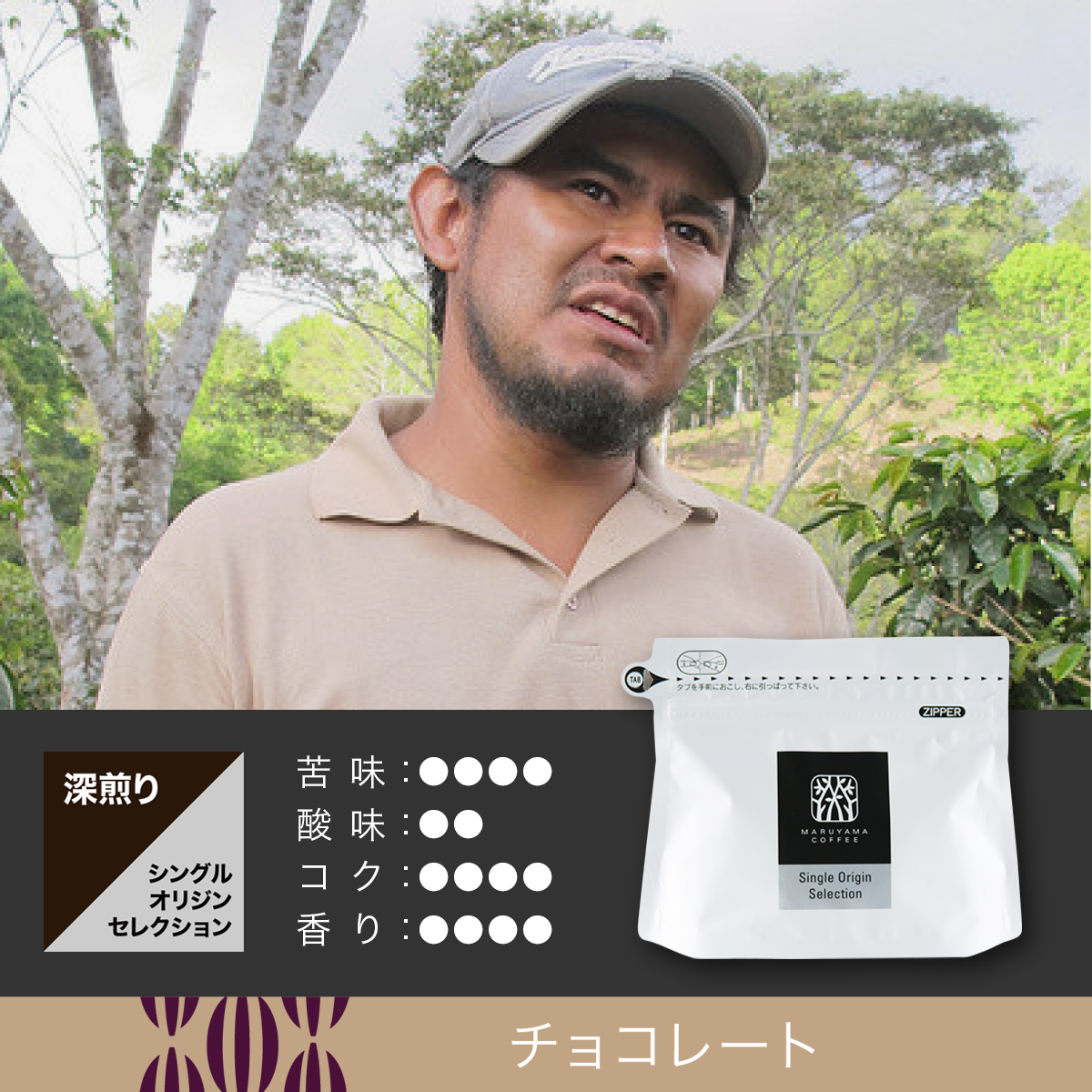 ホンジュラス　ファン・カルロス・オレジャーナ　ウォッシュト 深煎り